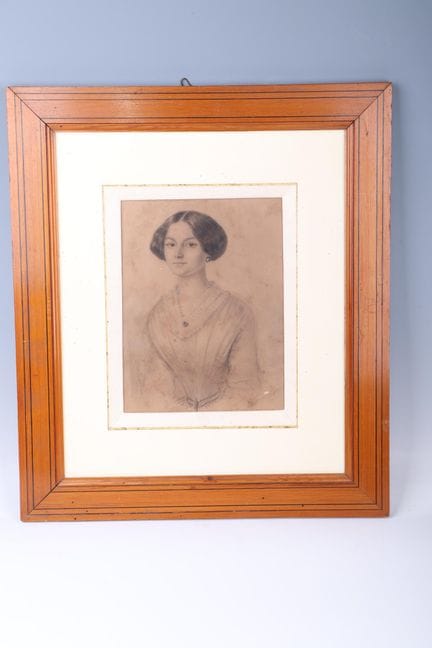 Scuola francese, 1830 circa
Ritratto di donna 
Dis