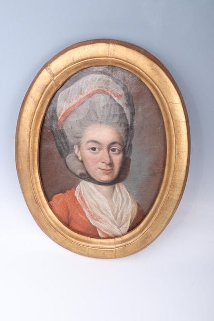 Scuola francese, 1780 circa
Ritratto di donna di p