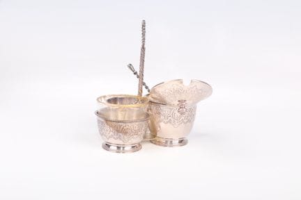 Gewürzset aus 925/1000er Silber für Salz, Pfeffer 