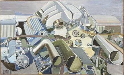 Anael TOPENOT (1947–2018)
Jaguar-Motor, 1981
Öl au
