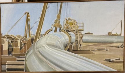 Anael TOPENOT (1947–2018)
Pipe – Line, 1984
Öl auf