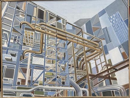 Anael TOPENOT (1947–2018)
Zementwerk, 1985
Öl auf 