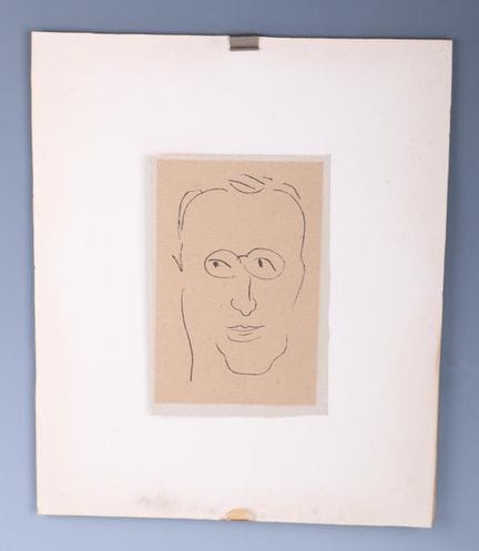 Henri MATISSE 5 1869–1954°
Porträt eines Mannes
Or