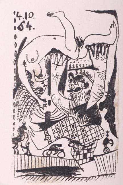 Pablo PICASSO (1881–1973), nach
„Die Akrobaten“ 
A
