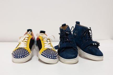 LOUBOUTIN
1 paire de baskets multicolores, taille 