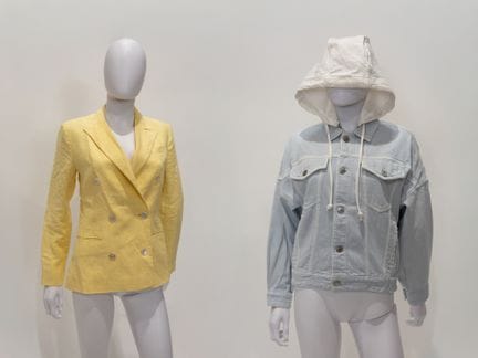 RALPH LAUREN
Veste jaune en lin, taille 150/80A, b