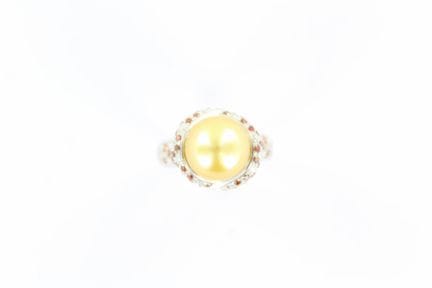 Mauboussin. Ring aus 18-karätigem Weißgold „Perle 