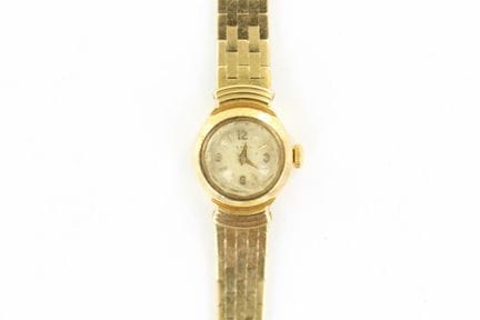 Zenith. Montre de dame avec boitier et bracelet en