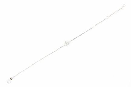 Bracelet en or blanc 18 K agrémenté d'un motif trè