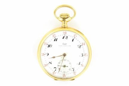 Lip. Montre de gousset type Courant avec cuvette e
