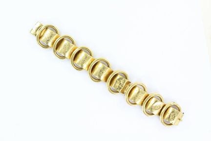 Flexibles Armband aus 18-karätigem Gelbgold mit 8 
