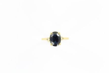 Ring aus 18-karätigem Gelbgold, verziert mit einem