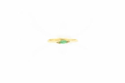 Ring aus 18-karätigem Gelbgold, verziert mit einem