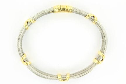 Fred. Force 10 "Mini Togo" semi-rigid bracelet, co