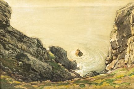 E. BLANCHE. Pointe Saint Mathieu da Toulinguet (Ca