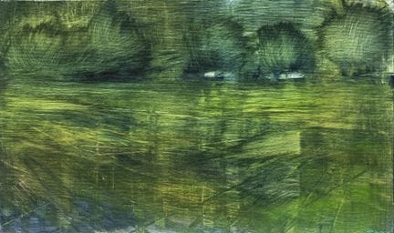 Eric de GESINCOURT (XX-XXI). Paesaggio. Olio su te
