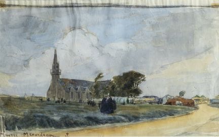 Maurice MENARDEAU (1897-1977). La cappella di Sain