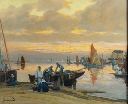 Mathurin JANSSAUD (1857-1940). Il ritorno dalla pe