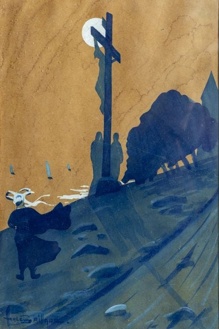 Marcel GAILLARD (1886–1947). Der Kalvarienberg. Si