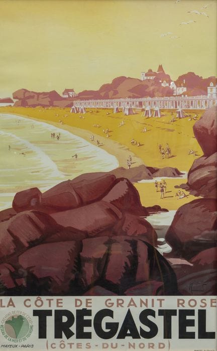 Pierre COMMARMOND (1897–1983). Trégastel, die Küst