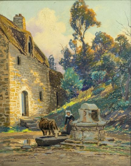 Mathurin JANSSAUD (1857–1940). Eine bretonische Ku