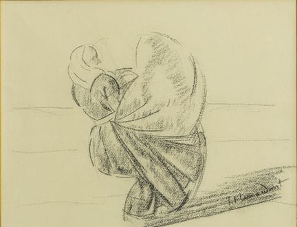 Jean-Julien LEMORDANT (1878-1968). Ballerina breto