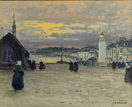 Mathurin JANSSAUD (1857–1940). Die Kapelle „La Cro