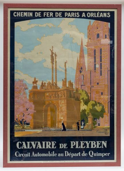 Pierre COMMARMOND (1897-1983). Il Calvario di Pley