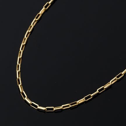A flexible 750‰ yellow gold bracelet with a chain 