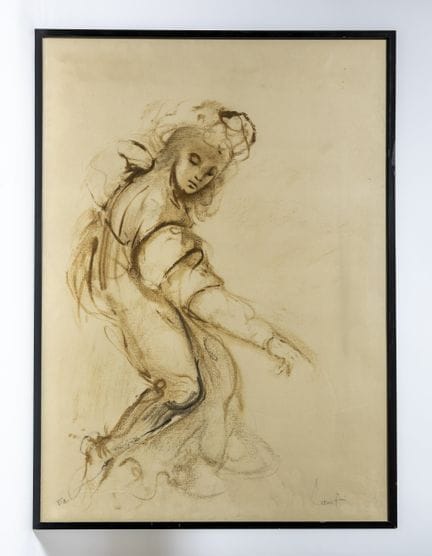 Léonor FINI (1907–1996). The Dancer. Lithograph si