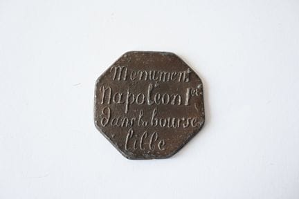 SECOND EMPIRE. An octagonal alloy token commemorat