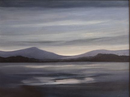 Paul HEMERY (1921–2006). The Cheviot Hills. Oil on
