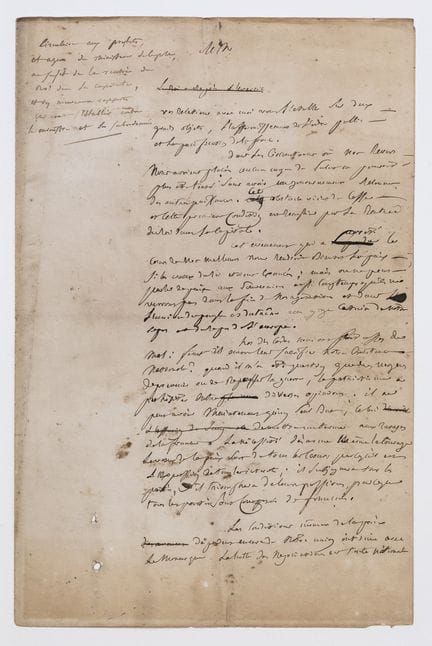 Joseph FOUCHE (1759–1820). Autograph manuscript ti