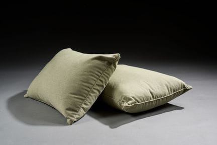 Paire de coussins rectangulaire en tissus kaki
65 