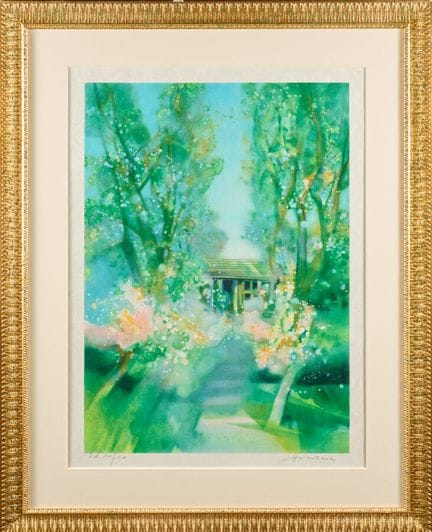 Camille Hilaire (1916-2004) 
Casetta di paglia in 