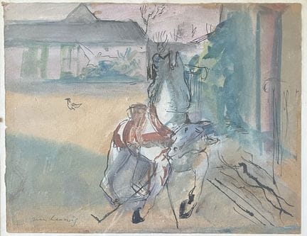 LAUNOIS
Cavallo
Inchiostro
28 x 35 cm

Ex collezio