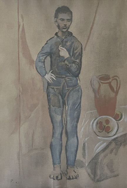 Pablo PICASSO (d'après)
Portrait d'un jeune homme 
