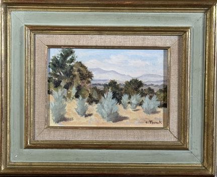 André Charles TZANCK (1899-1990) 
Paysage de Prove