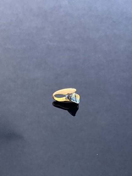 Pendentif en or jaune 18 k (750 millièmes) ornée d