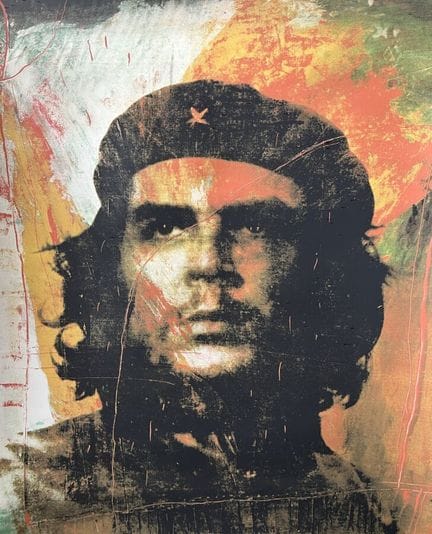 Ritratto di Che Guevara 
Riproduzione a colori su 