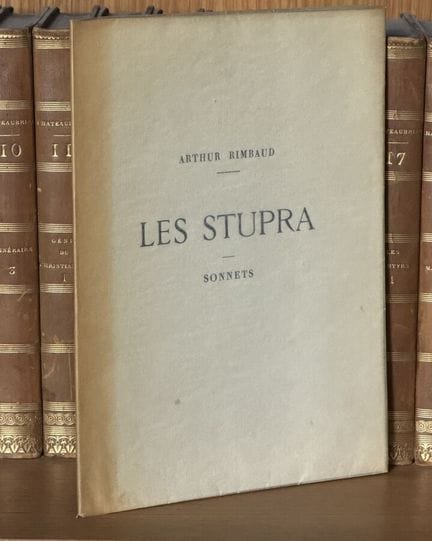 RIMBAUD (Arthur) - Les Stupra, Sonetos, París, Imp
