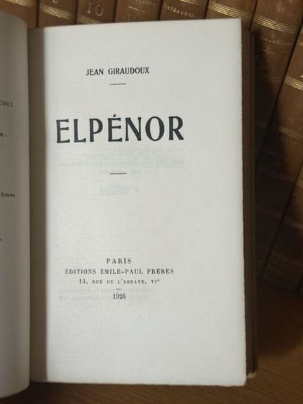GIRAUDOUX (Jean) - El Penor, Emile Paul Frères, 19