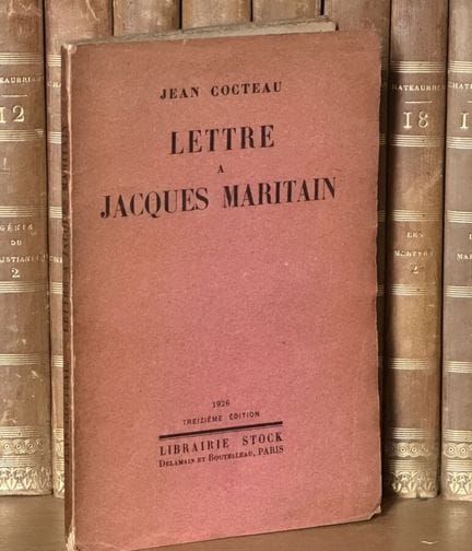 COCTEAU (Jean) - Cartas a Jacques Maritain, Stock,