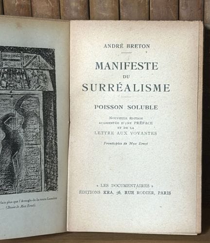 BRETON (André) - Manifiesto del surrealismo, Poiss