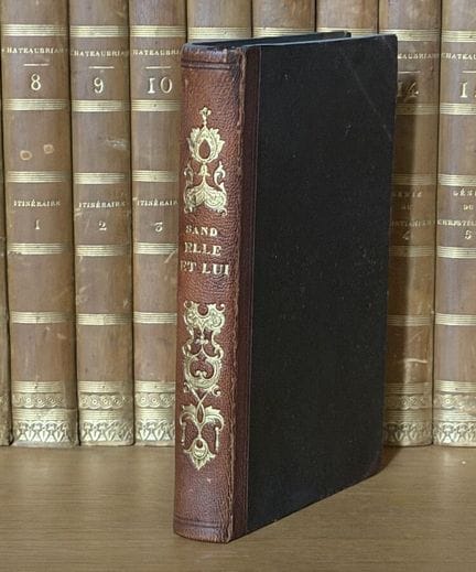 SAND (George) - «Elle et lui», Hachette, 1859. Med