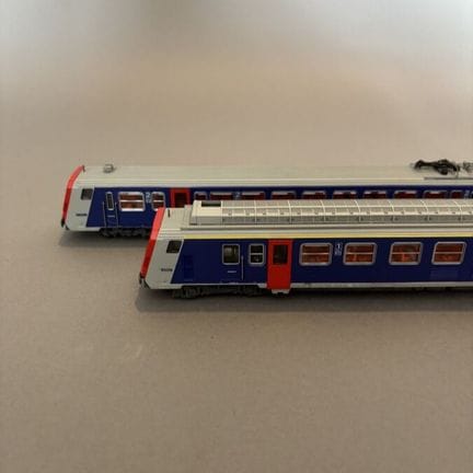 JOUEF - France: Two SNCF railcars numbered 19509 a