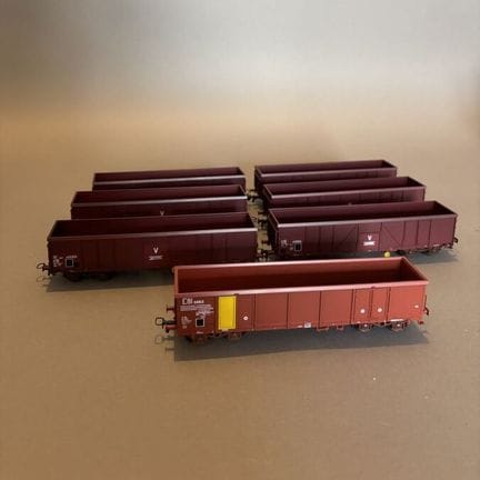 KLEIN MODELLBAHN - Autriche - sept wagons - référe