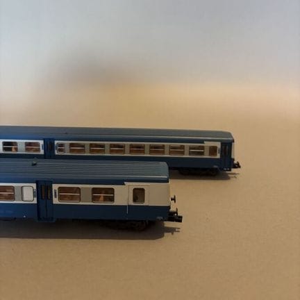 LIMA - Italy - two SNCF railcars numbered "XR ABD 