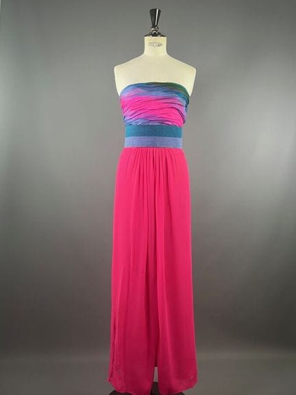 PIERRE BALMAIN - Haute couture - Circa 1978 - Robe