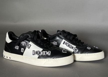 VALENTINO GARAVANI X JAMIE REID
Pair of black and 